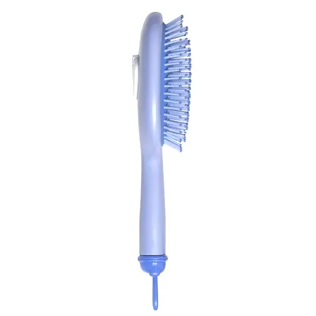 SOLOMEYA Расческа массажная для волос милый мишка, голубая / Cute Bear Massage Hair Brush Blue - 3