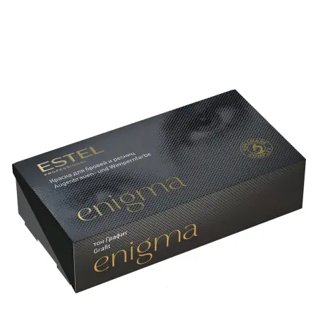 ESTEL PROFESSIONAL Краска для бровей и ресниц, графит / Enigma - 1