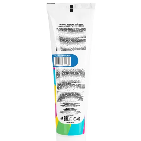 TNL Professional Пигмент прямого действия для волос без окислителя, синий / Color boom 100 мл - 3