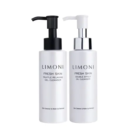 LIMONI Набор для очищения кожи (гель 120 мл, масло 120 мл) Fresh Skin Gel Cleansing Set - 2