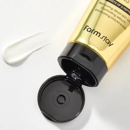 FARMSTAY Пенка для умывания / PEPTIDE 9 SUPER VITALIZING CLEANSING FOAM 180 мл - 4