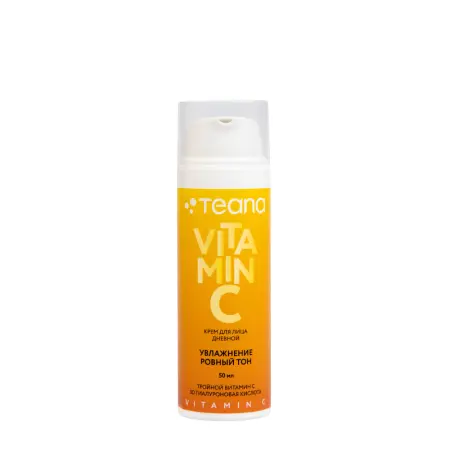 TEANA Крем дневной для лица увлажнение ровный тон / Teana VITAMIN C 50 мл - 1