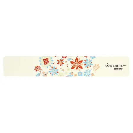 DEWAL PROFESSIONAL Пилка для ногтей Design Edition, широкая 180/240 18 см - 1