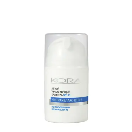 KORA Крем-гель увлажняющий легкий SPF 15 50 мл - 1