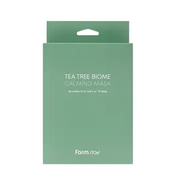 Маска тканевая интенсивно успокаивающая для лица с чайным деревом / Tea Tree Biome Calming Mask 10*25 мл