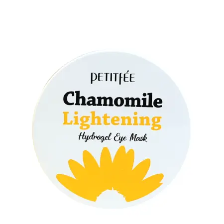 PETITFEE Патчи гидрогелевые осветляющие для области вокруг глаз / Chamomile Lightening Hydrogel Eye Mask 60 шт - 1