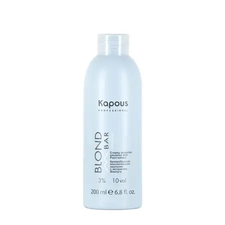 KAPOUS Эмульсия окислительная кремообразная с экстрактом жемчуга 3% / Blond Bar Blond Cremoxon 200 мл - 1