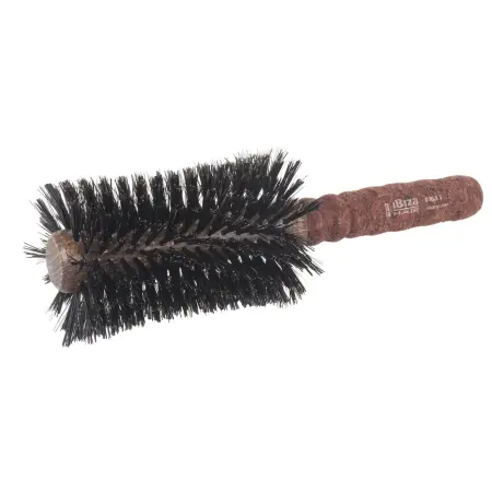 IBIZA HAIR Щетка вогнутая для укладки волос, диаметр 80 мм (красное пробковое дерево) - 3