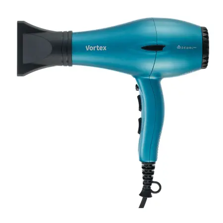 DEWAL PROFESSIONAL Фен DEWAL VORTEX, морская волна, 2600 Вт, ионизация, 2 насадки, провод 3 м - 1