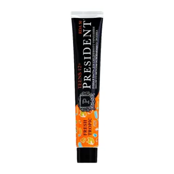 Паста зубная детская 12+ Fresh tropic (50 RDA) / President 70 г