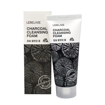 LEBELAGE Пенка для умывания с древесным углем / Lebelage Charcoal Cleansing Foam 100 мл - 2