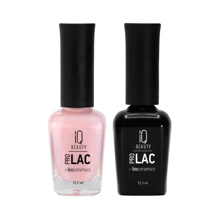 IQ BEAUTY 012 лак для ногтей укрепляющий с биокерамикой / Nail polish PROLAC + bioceramics 12.5 мл - 4