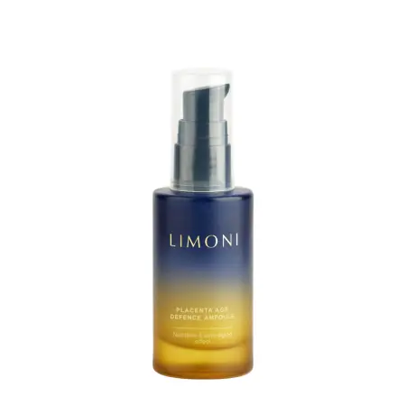 LIMONI Сыворотка для лица антивозрастная с плацентой / Placenta Age Defenсe Ampoule 30 мл - 1