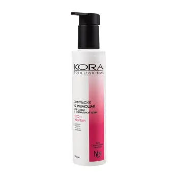 Эмульсия очищающая для сухой и нормальной кожи / KORA PROFESSIONAL 200 мл