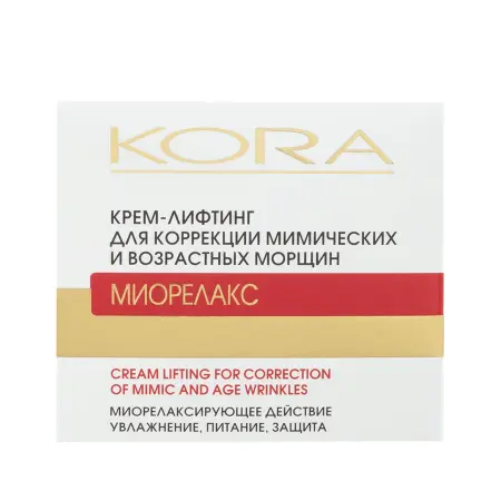KORA Крем-лифтинг для коррекции мимических и возрастных морщин 50 мл - 4