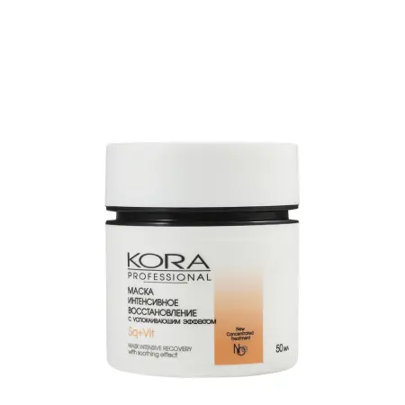 KORA Маска интенсивное восстановление с успокаивающим эффектом / KORA PROFESSIONAL 50 мл - 1