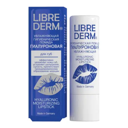 LIBREDERM Помада гигиеническая увлажняющая / HYALURONIC 4 г - 2