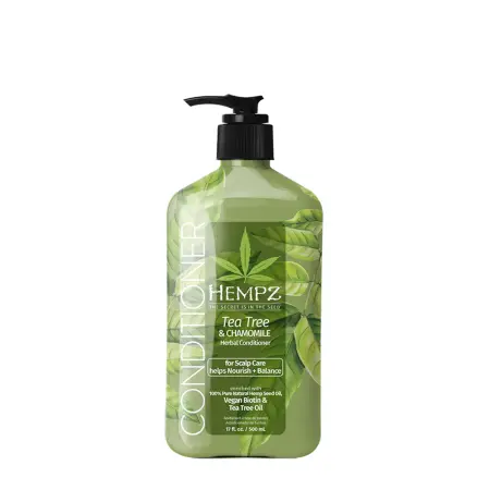 HEMPZ Кондиционер Здоровые волосы чайное дерево и ромашка / Tea Tree & Chamomile Herbal Conditioner 500 мл - 1