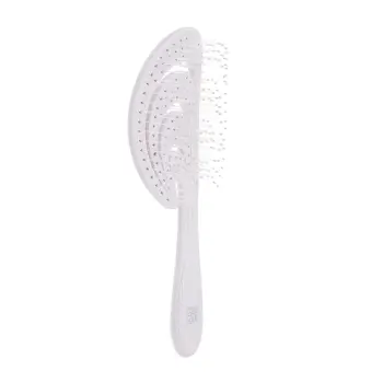 Щетка продувная, с нейлоновым штифтом, форма волна, голубая / Dewal Beauty Ocean wave LightBlue