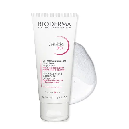 BIODERMA Гель очищающий сенсибио / DS+ 200 мл - 2