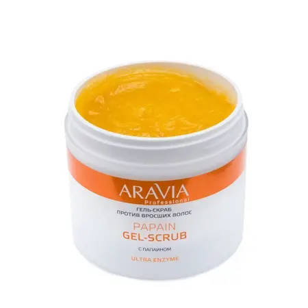 ARAVIA Professional Гель-скраб против вросших волос / Professional Papain Gel-Scrub 300 мл - 2