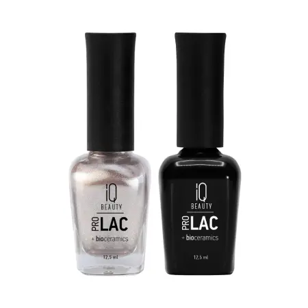 IQ BEAUTY 036 лак для ногтей укрепляющий с биокерамикой / Nail polish PROLAC + bioceramics 12.5 мл - 4