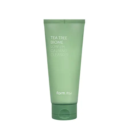 FARMSTAY Пенка для лица с чайным деревом для чувствительной кожи / Tea Tree Biome Low pH Calming Cleanser 180 мл - 1
