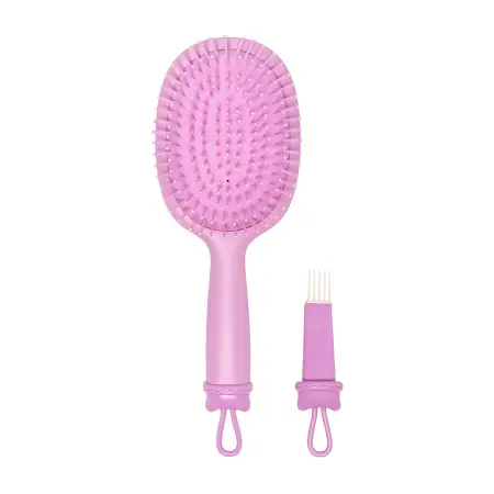 SOLOMEYA Расческа массажная для волос милый мишка, розовая / Cute Bear Massage Hair Brush Pink - 2
