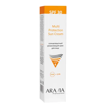 ARAVIA Professional Крем солнцезащитный увлажняющий лица SPF 30 / Multi Protection Sun Cream SPF 30 100 мл - 2
