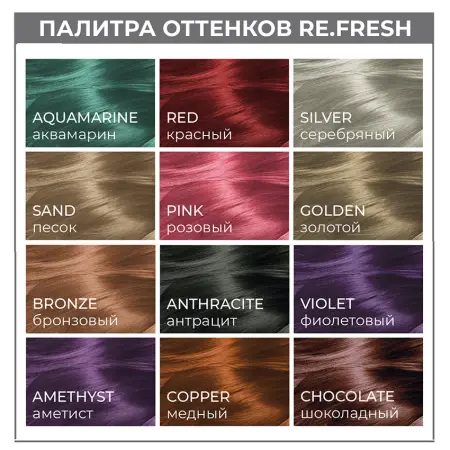 LISAP MILANO Маска оттеночная для волос, песок / Re.fresh Color Mask 250 мл - 3