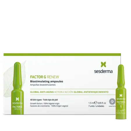 SESDERMA Средство биостимулирующее для лица, в ампулах / FACTOR G RENEW Biostimulating ampoules 7*1,5 мл - 1