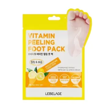 Маска-носочки очищающая с Витаминами / Lebelage Vitamin Peeling Foot Pack 40 мл