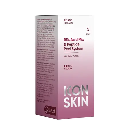 ICON SKIN Пилинг антивозрастной для лица с 15% комплексом кислот и пептидами / Re: Age Renewal 30 мл - 4