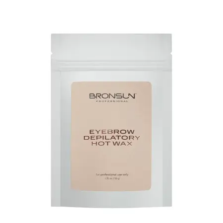 BRONSUN Воск для депиляции бровей / EYEBROW DEPILATORY HOT WAX 50 гр - 1