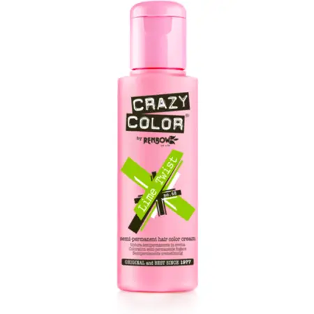 CRAZY COLOR Краска для волос, лайм / Crazy Color Lime Twist 100 мл - 2