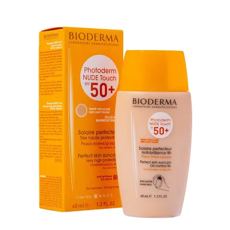 BIODERMA Флюид солнцезащитный фотодерм с тоном SPF 50+, очень светлый оттенок 40 мл - 5