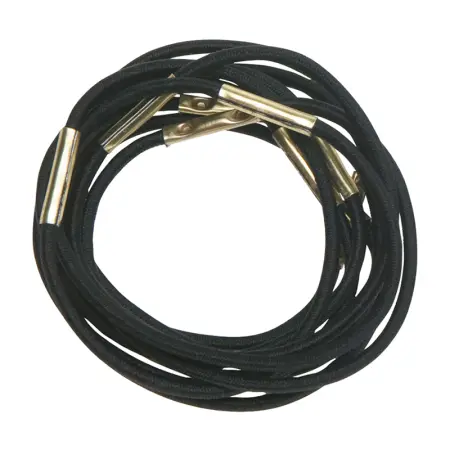 DEWAL PROFESSIONAL Резинки для волос черные midi 10 шт/уп - 1