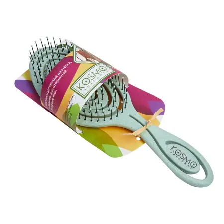 KOSMO SHTUCHKI Расчёска спиральная 5440-M2, зеленая / KOSMO SHTUCHKI - 3