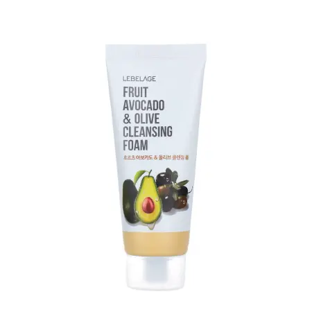 LEBELAGE Пенка для умывания с экстрактом авокадо и оливы / Lebelage Fruit Avocado & Olive Cleansing 100 мл - 1