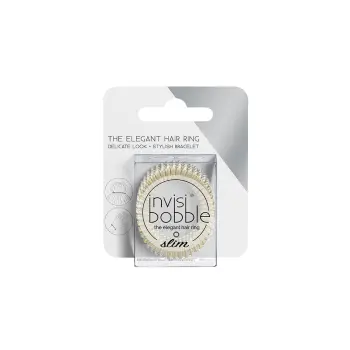 Резинка-браслет для волос с подвесом / invisibobble SLIM Stay Gold