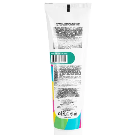 TNL Professional Пигмент прямого действия для волос без окислителя, зеленый / Color boom 100 мл - 3