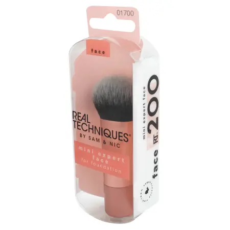 REAL TECHNIQUES Компактная кисть для тональной основы / Real Techniques Mini Expert Face Brush - 4