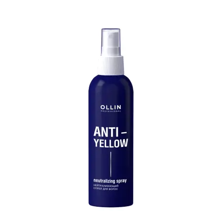 OLLIN PROFESSIONAL Спрей нейтрализующий для осветленных волос / Anti-Yellow 150 мл - 1
