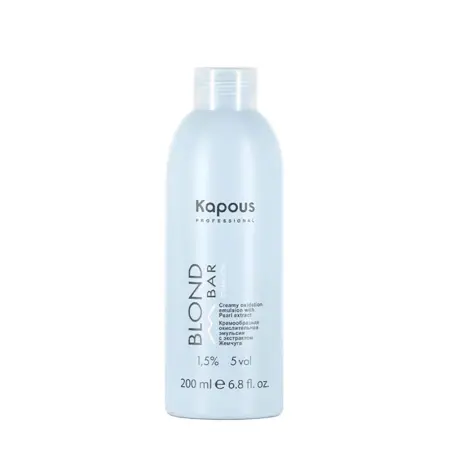 KAPOUS Эмульсия окислительная кремообразная с экстрактом жемчуга 1,5% / Blond Bar Blond Cremoxon 200 мл - 1