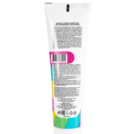 TNL Professional Пигмент прямого действия для волос без окислителя, фуксия / Color boom 100 мл - 3