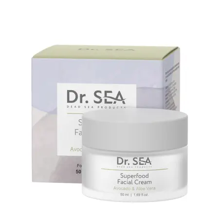 DR. SEA Крем для лица с авокадо и алое вера Суперфуд / Dr.Sea 50 мл - 2