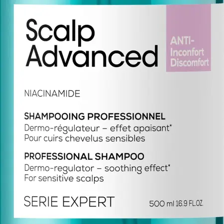 L OREAL PROFESSIONNEL Шампунь регулирующий баланс чувствительной кожи головы / SCALP ADVANCED 500 мл - 4
