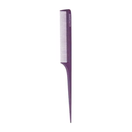 DEWAL BEAUTY Расческа с пластиковым хвостиком, фиолетовая 20,5 см - 1