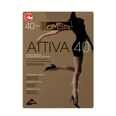 OMSA Колготки Caramello 2 / Attiva 40 - 1