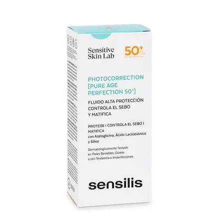 SENSILIS Флюид матирующий для чувствительной и жирной кожи SPF50+ / Oil Control Mattifying High Protection Fluid 40 мл - 2